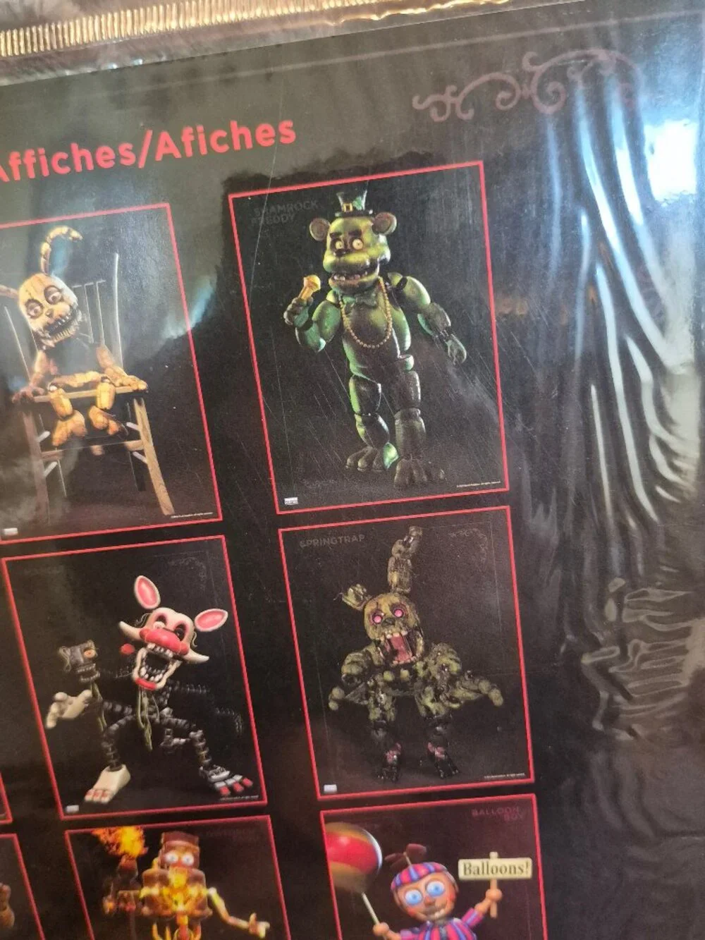 Five Nights at Freddy's 12 Poster Set Freddy Fazbear Paper